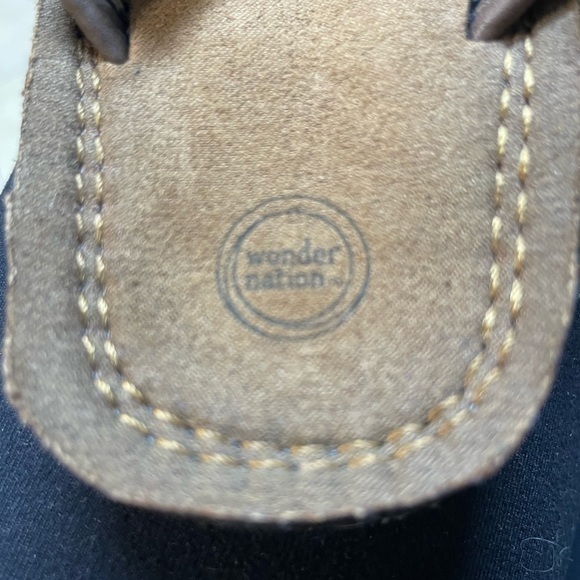 Wonder Nation Beach Canvas Flip Flops (Toddler Boys) Size 9-10 - Picture 6 of 9